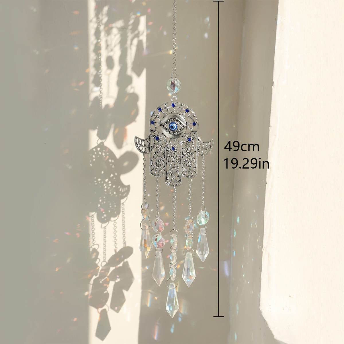Wholesale Devil's Eye Palm Sun Catcher Crystal Garden Home Window Decoration
